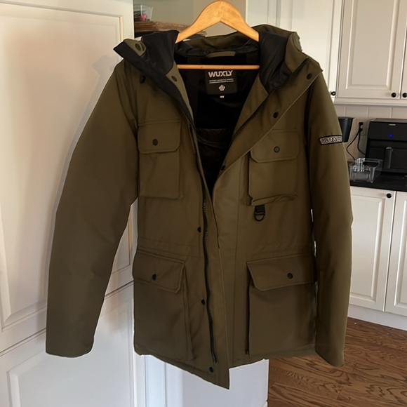 NWT Wuxly Elk Parka Green Size Medium - Picture 8 of 14